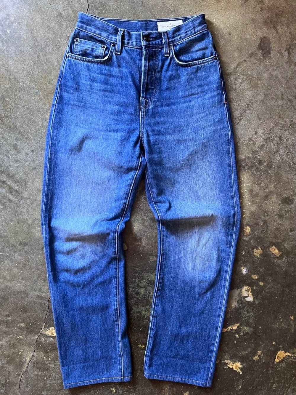 Imogene + Willie Trudie Caldwell Japanese Selvedge Denim High Rise Jeans Sz 24